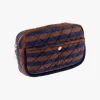 Beauty Bag Blues & Stripe Medium