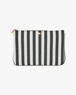 Cotton Clutch Stripe