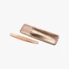 Rose Gold Mini Slant Tweezer & Pouch