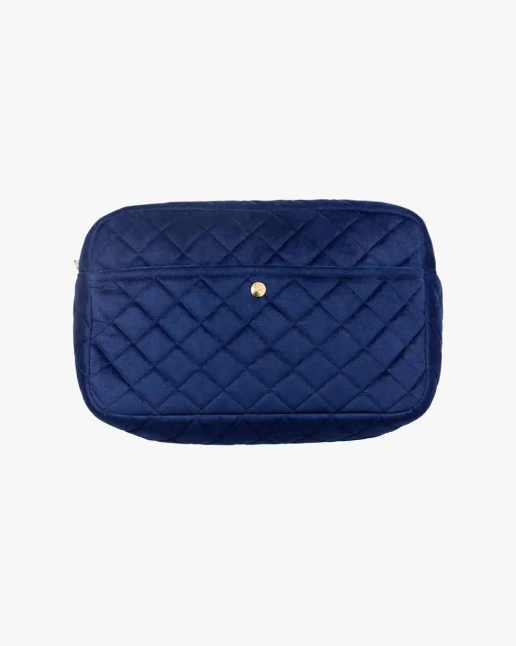Velvet Beauty Bag Midnight Blue Large
